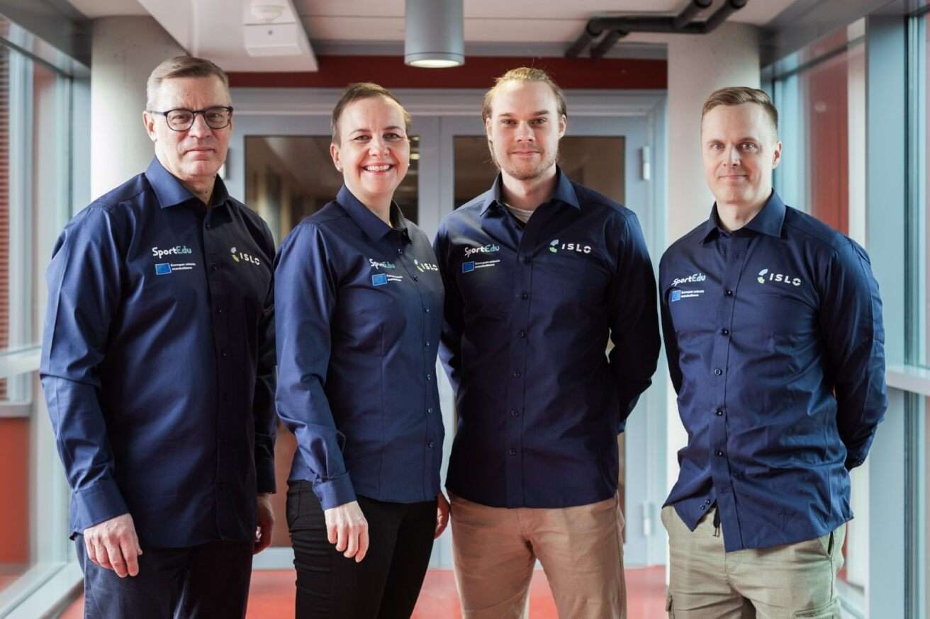 SportEdu-hanketiimi Pasi Majoinen, Pia Jormanainen, Marko Tanskanen, Janne Hiltunen