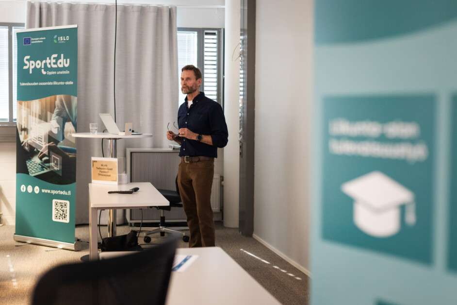 Jan Norra SportEdun tulevaisuustyöpajassa
