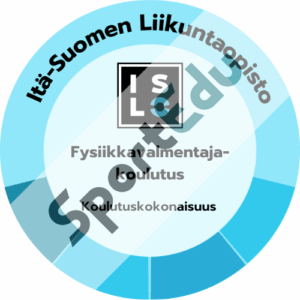 Fysiikkavalmentajakoulutus - koulutuskokonaisuus -koontimerkki vesileimalla