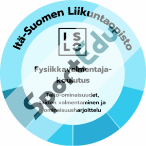 Taito-ominaisuudet, taidon valmentaminen ja ominaisuusharjoittelu -osaamismerkki vesileimalla