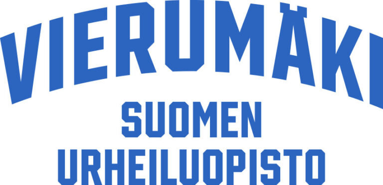Suomen Urheiluopisto Vierumäki -logo, sininen